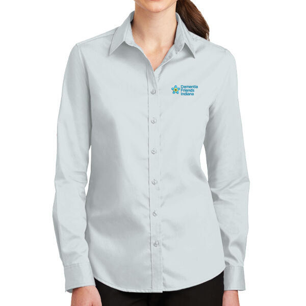 Embroidered Dementia Friends Indiana Color Logo - Wrinkle Resistant Button Down Thumbnail