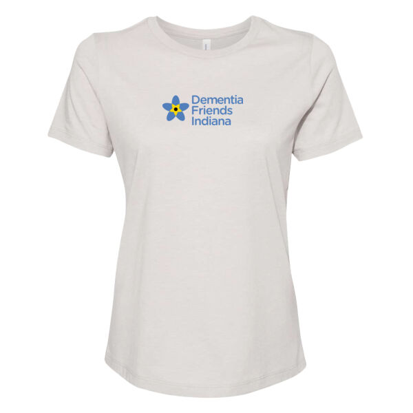 Printed Dementia Friends Indiana - Women’s Relaxed Fit Heather CVC Tee Thumbnail